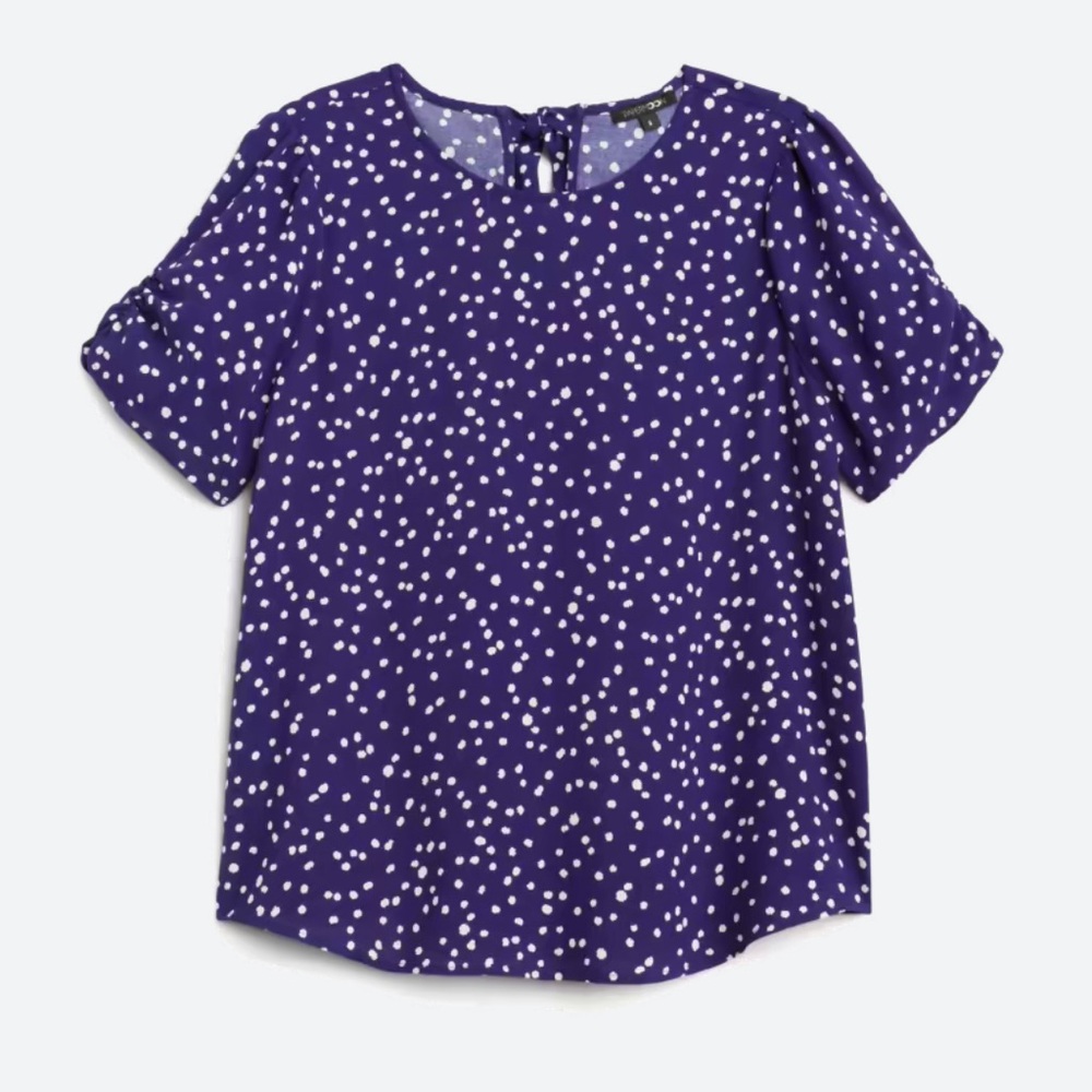 Ruched Sleeve Blouse